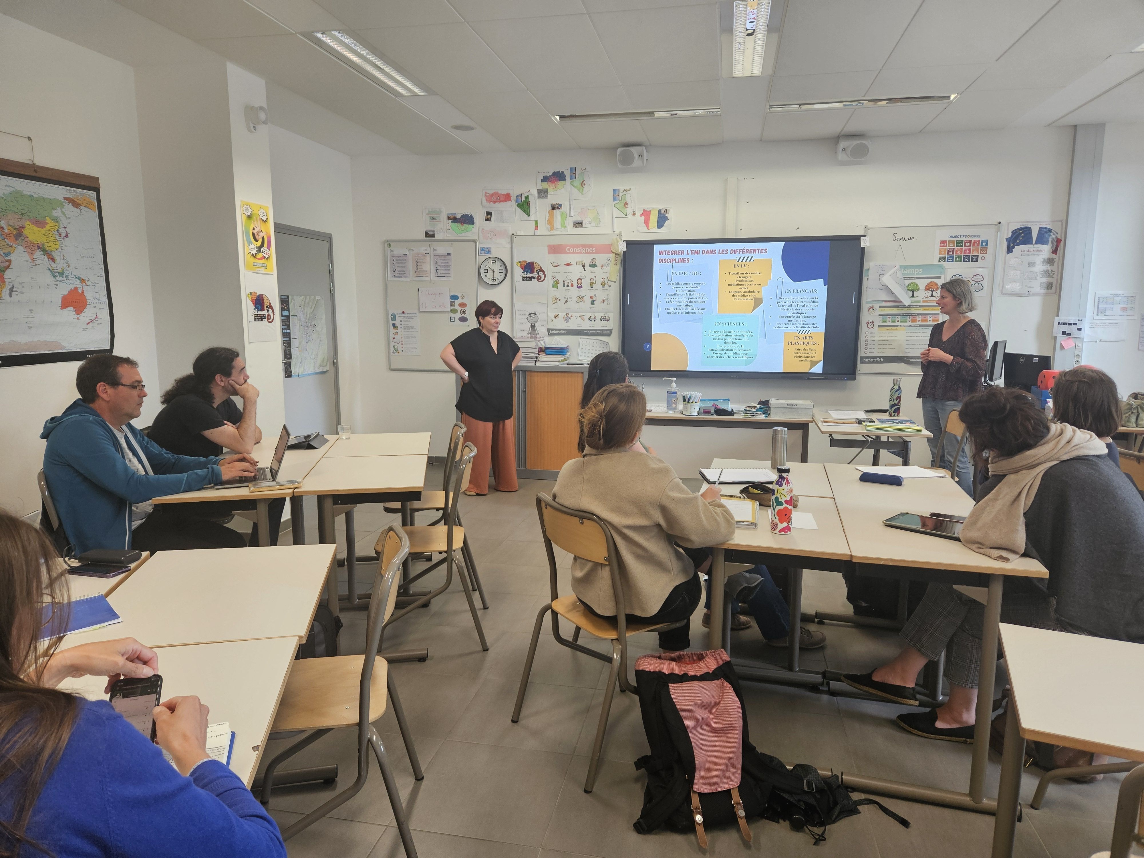 Photographie de l'atelier "Ressources et actions"