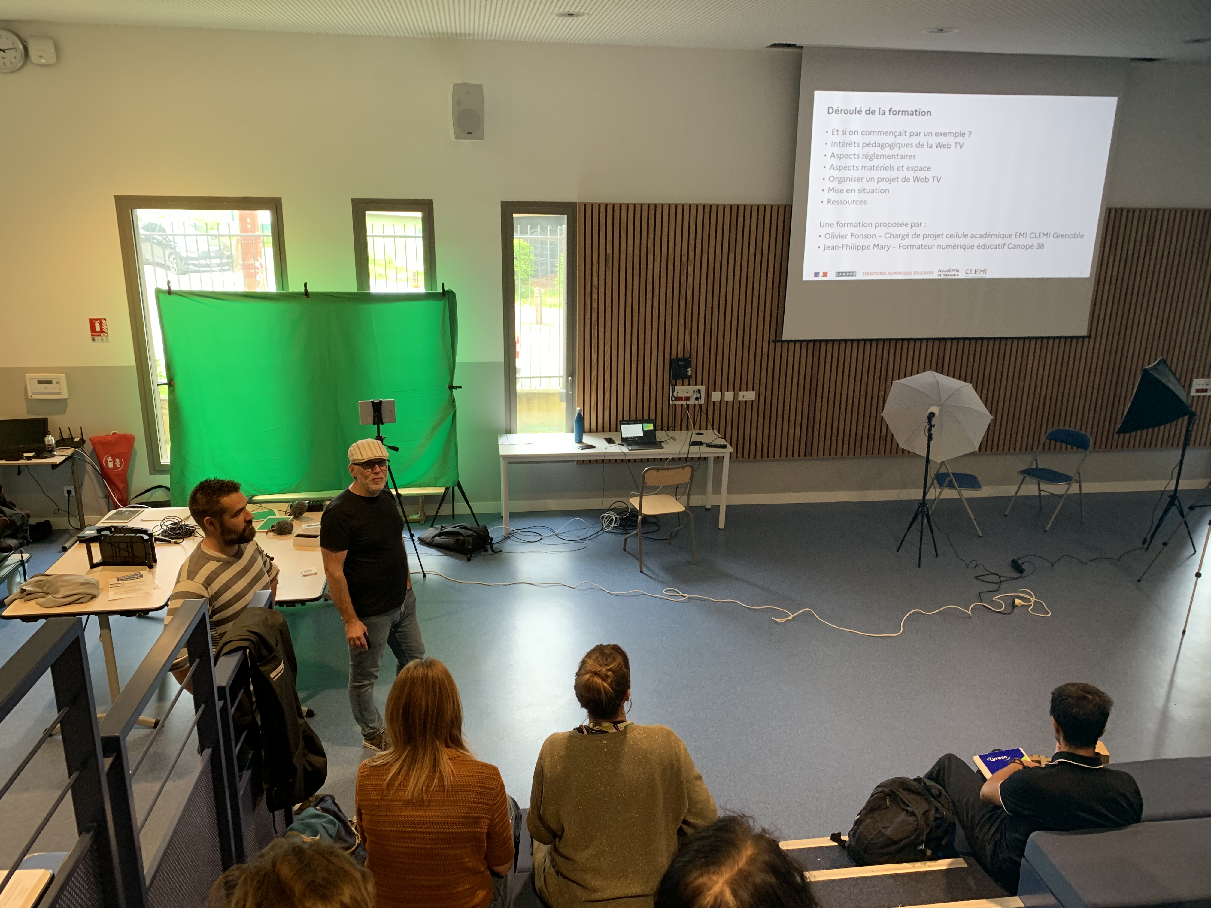 Photographie de l'atelier WebTV